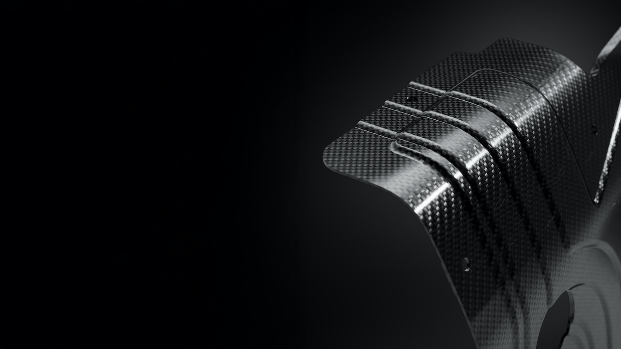 04 - One of 13 carbon fiber reinforcement elements